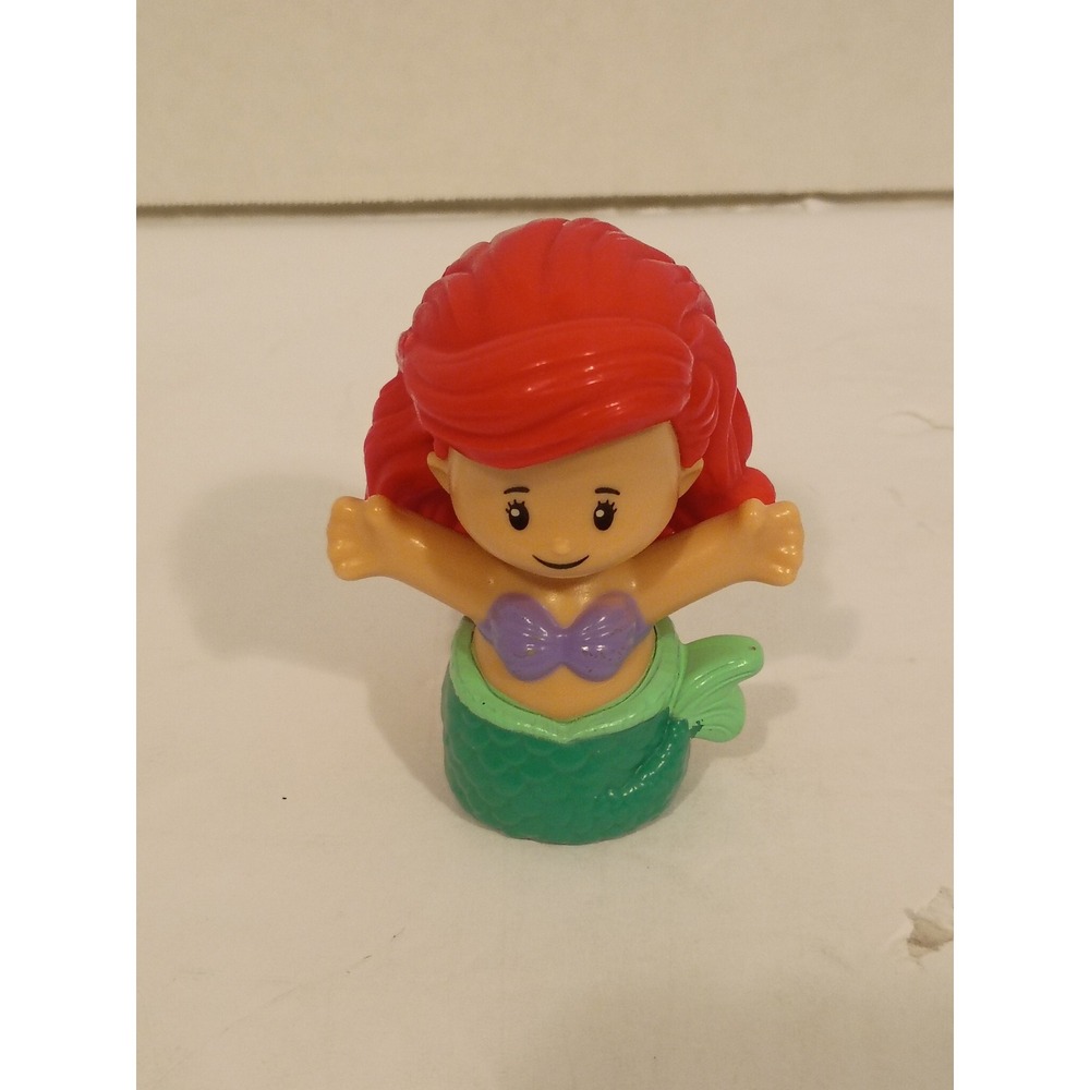 Fisher-Price Little People Disney Princess Ariel Mermaid Figure Red Hair Green